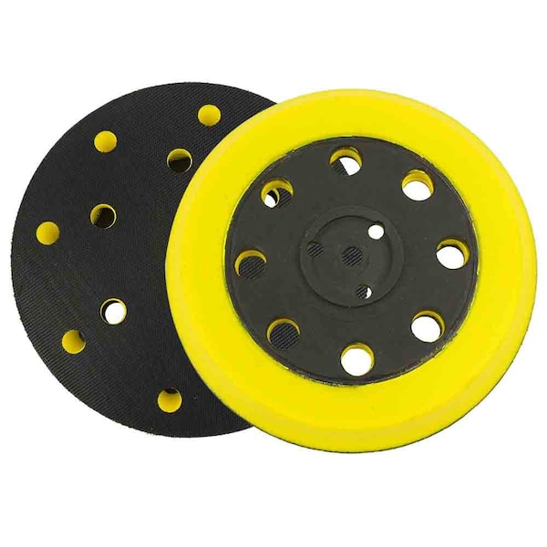 Superior Pads And Abrasives Sander Pad - Medium (Hook & Loop, 8 Vacuum Holes, 5 Inch) Replaces Bosch 2610917408 RSP45 - main